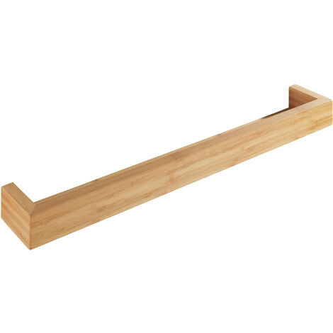 WENKO Wandregal Bambusa aus Bambus, 60 cm, Wandablage, Braun, Bambus natur