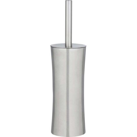 Wenko WC Bürstenhalter Olmeto Edelstahl, geschlossen Ø 10 x 37,5 cm Bürstenkopf