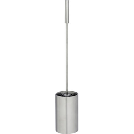 Wenko WC Bürstenhalter Vivario Edelstahl, offen, langer Griff Ø 8,5 x 52,5 cm