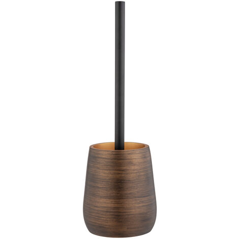 WENKO WC-Garnitur Palena Bronze, WC-Bürstenhalter, Kupfer, Polyresin bronze