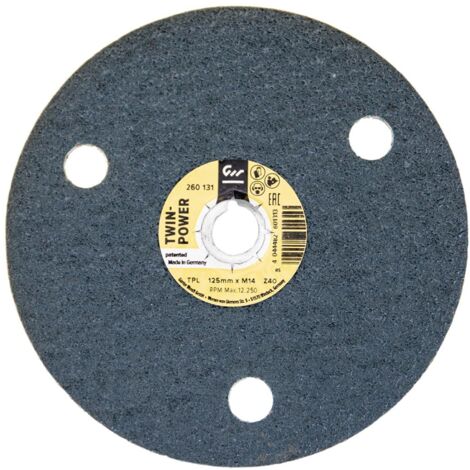 Wenko Wendt Schleifscheibe Twinpower 125 x 3,5mm Zirkonkorund K60