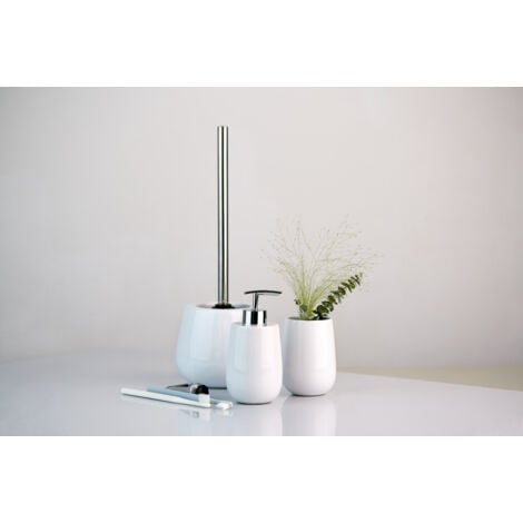 Wenko,WC-Garnitur Malta, Keramik, weiß - WENKO