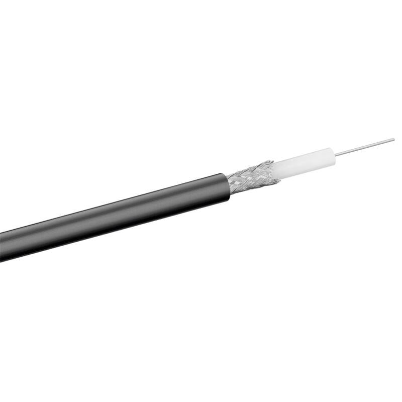 

Cable RG58 Doble Apantallado NEGRO (100m)