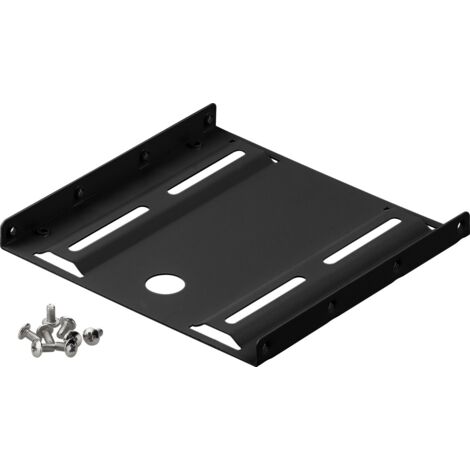 Wentronic 93990-GB - Internes Festplatten-Halterungsset, schwarz