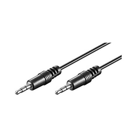 Wentronic - Cable de audio/vídeo (10 m, clavija estéreo 3,5 mm a dos conectores RCA)