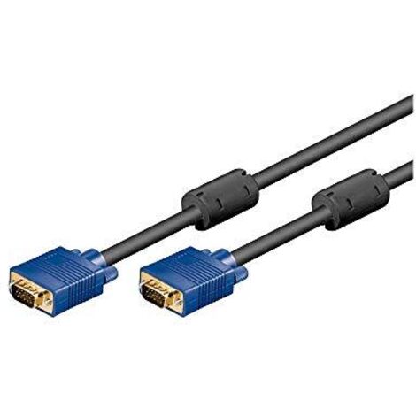 Wentronic CAK XGA SVGA 500 15M/15M 5m 5m VGA (D-Sub) VGA (D-Sub) Nero  Cavo VGA - Cavi VGA (5m, VGA (D-Sub), VGA (D-Sub), Nero, Maschio/Maschio)