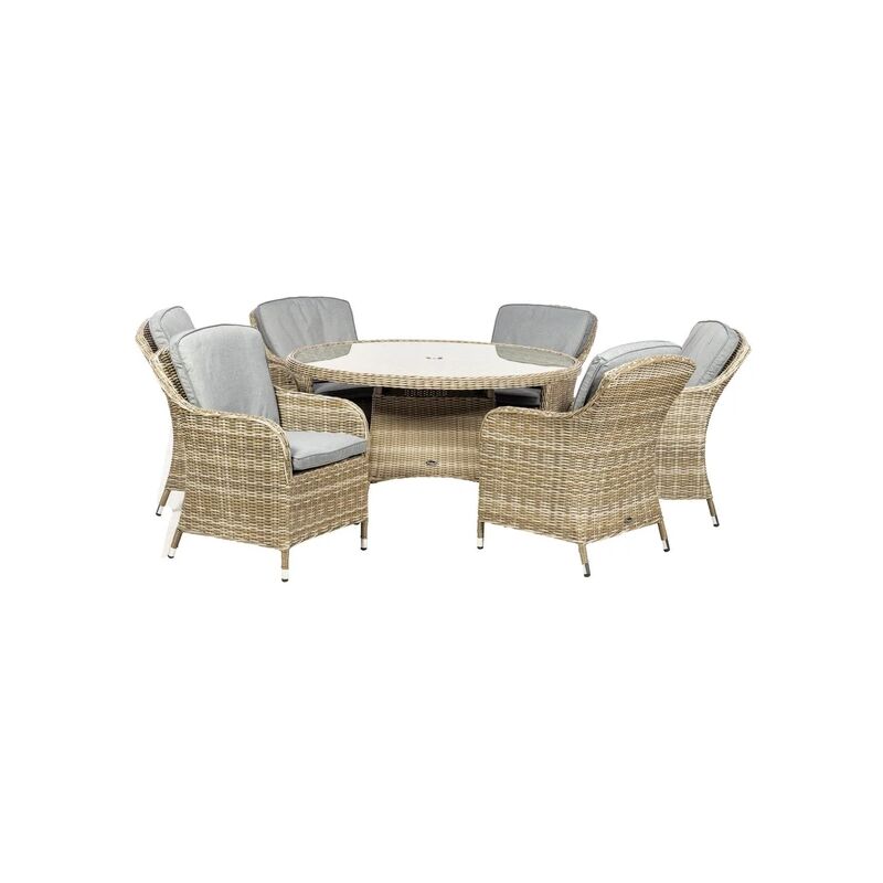 A-mir - WENTWORTH 6 Seater Round Imperial Dining Set