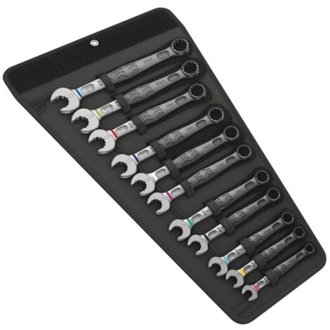 Wera 020231 JOKER 11 Set 1 6003 11 Piece Metric Ring Combination Spanner Set 8-19mm NOT RATCHET