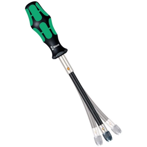 Wera 028160 Kraftform Plus 392 Flexi Bit Holder Screwdriver with Flexible Shaft