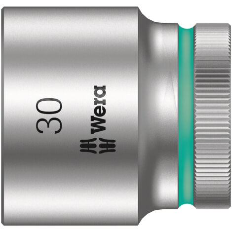 WERA 05003616001 LLAVE DE VASO CON ARRASTRE, PLATA, 1/2'', 30 MM