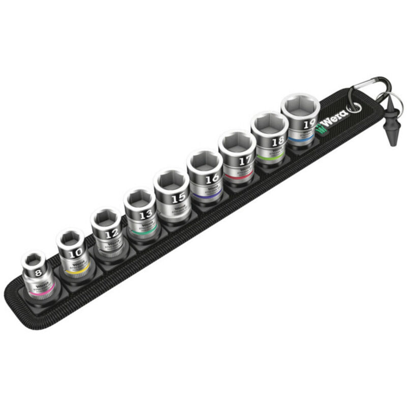 Wera - Set Douille hexagonal avec fonction de maintien 3/8 10-unités