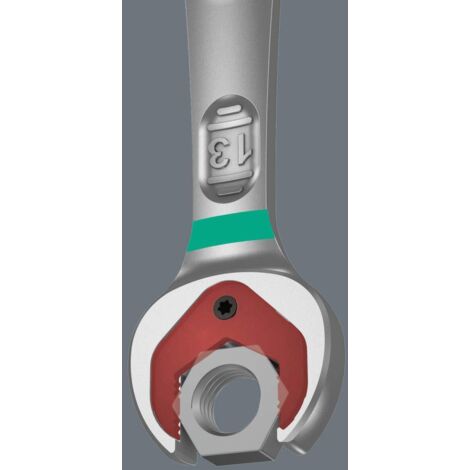 Wera 05003765001 6002 Chiave Joker a forchetta doppia, 17 - 19 x 235 mm