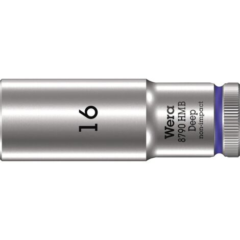 Wera 05004538001 Bussole lunghe in acciaio 64 mm 16 mm