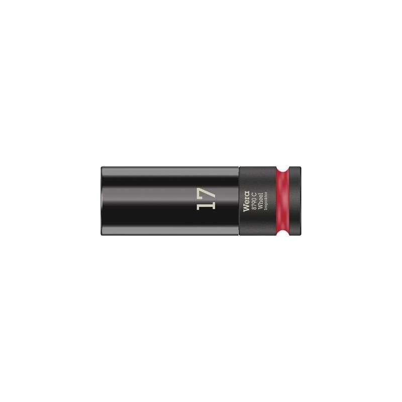 

'05004590001 LLAVE DE VASO HEXAGONAL, ROJO, 17 MM - Wera