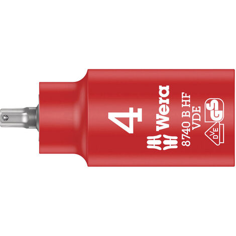 Wera  05004900001  Steckschlüssel-Bit-Einsatz  4 mm    1 Stück 3/8"