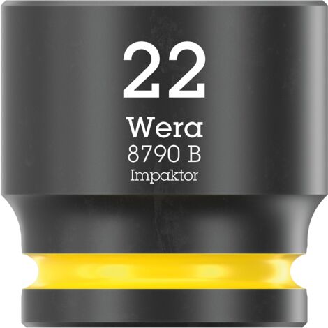Wera 05005512001 8790 B - Inserto per chiave a bussola con attacco da 3/8", 22 x 32 mm