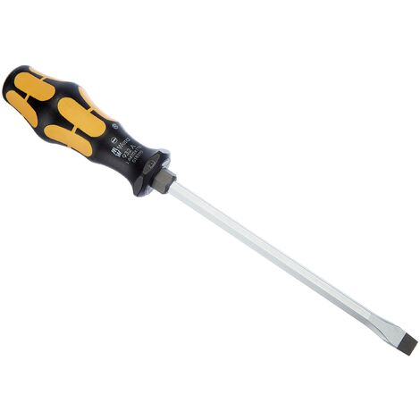 Wera 05018270001 Kraftform 932 - Cacciavite con punta a scalpello scanalata, 10 x 175 mm