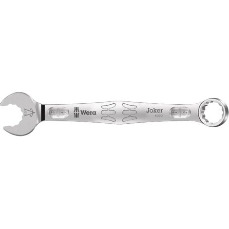 Wera 05020216001 6003 Joker Imperial Clé mixte Ouverture de clé (pouces) (uniquement pour le titre) 5/8" A179292