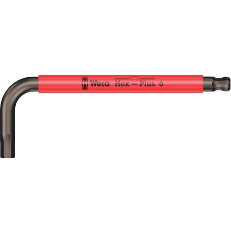 Wera 05022675001 950 SPKS Chiave a L Multicolour, corta, 6 mm