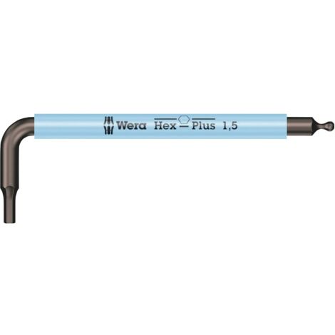 Wera 05022678001 950 SPKS Chiave a L Multicolour, corta, 1.5 mm