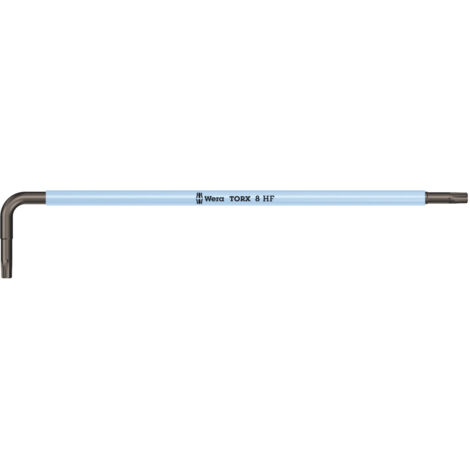 WERA 05024471001 967 SXL HF CLÉS MÂLES COUDÉES TORX 8, BLEU GLACÉ, TX 8