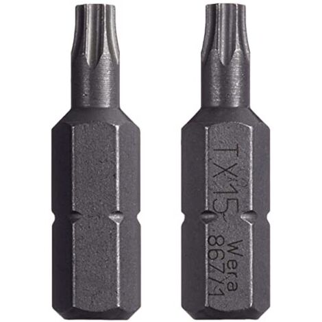 WERA 05073340001 INSERTI PER VITI TORX INCASSATO, TX 15