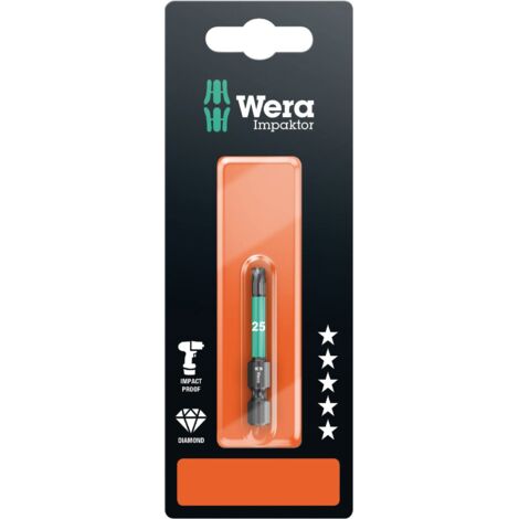Wera 05073965001 Inserto per Viti TORX Incassato, TX 25
