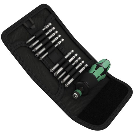 Wera 059299 Kraftform Kompakt 41 Screwdriver Rapidaptor Bit Holder+ Pz/Ph/Tx Set
