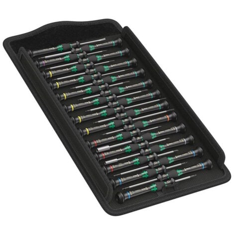 Wera 134000 25 Piece Micro Big Pack 1 Kraftform Precision Screwdriver Full Set