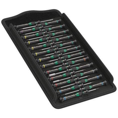Wera 134000 25 Piece Micro Big Pack 1 Kraftform Precision Screwdriver Full Set