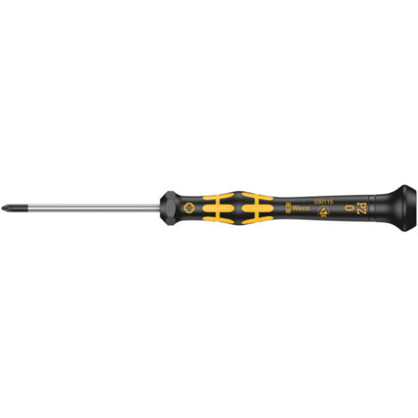 Wera 1555 PZ ESD Kraftform Micro Kreuzschlitz-Schraubendreher, PZ 0 x 60 mm