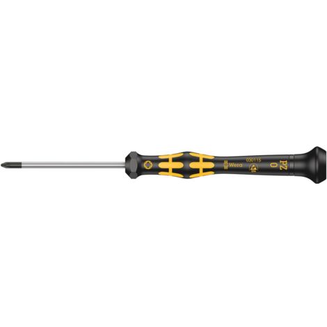 Wera 1555 PZ ESD Kraftform Micro Kreuzschlitz-Schraubendreher, PZ 0 x 60 mm