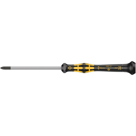 Wera 1555 PZ ESD Kraftform Micro Kreuzschlitz-Schraubendreher, PZ 1 x 80 mm