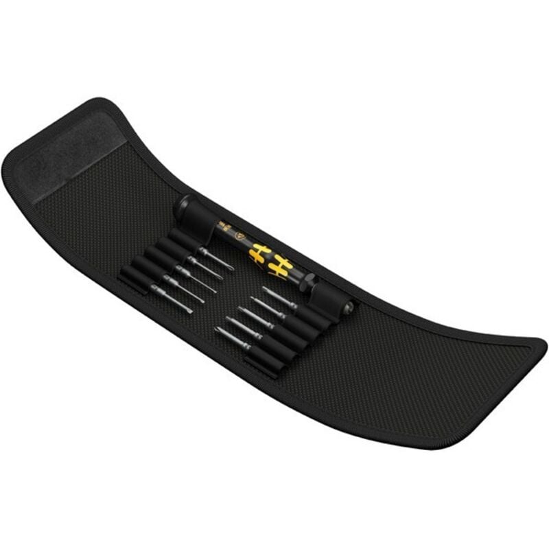 Jeu d'embouts + Tournevis porte-embouts Wera Kraftform Kompakt Micro-Set ESD/11 sb antistatique (esd) 5/32 (4 mm) hios