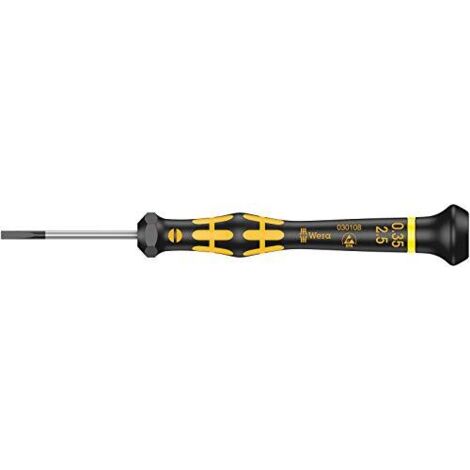 Wera 1578 A Kraftform Micro ESD Cacciavite a taglio Larghezza della lama: 2.5 mm Lunghezza della lama: 40 mm