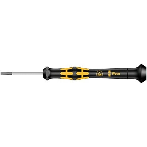 Wera 1578 A Kraftform Micro ESD Schlitz-Schraubendreher Klingenbreite: 2.5 mm Klingenlänge: 40 mm