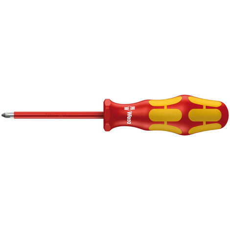 WERA VDE Kreuz Schraubendreher PH1 - PH2 - PH3 | Schraubenzieher Serie 100162i