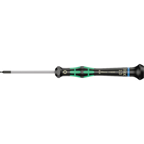 Wera 2052 Elektronik- u. Feinmechanik Innen-Sechskantschraubendreher Schlüsselweite (metrisch): 1.3