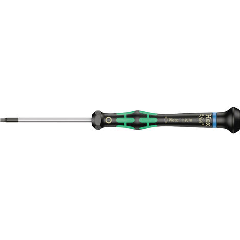 Wera 2054 Elektronik- u. Feinmechanik Innen-Sechskantschraubendreher Schlüsselweite (metrisch): 2 mm