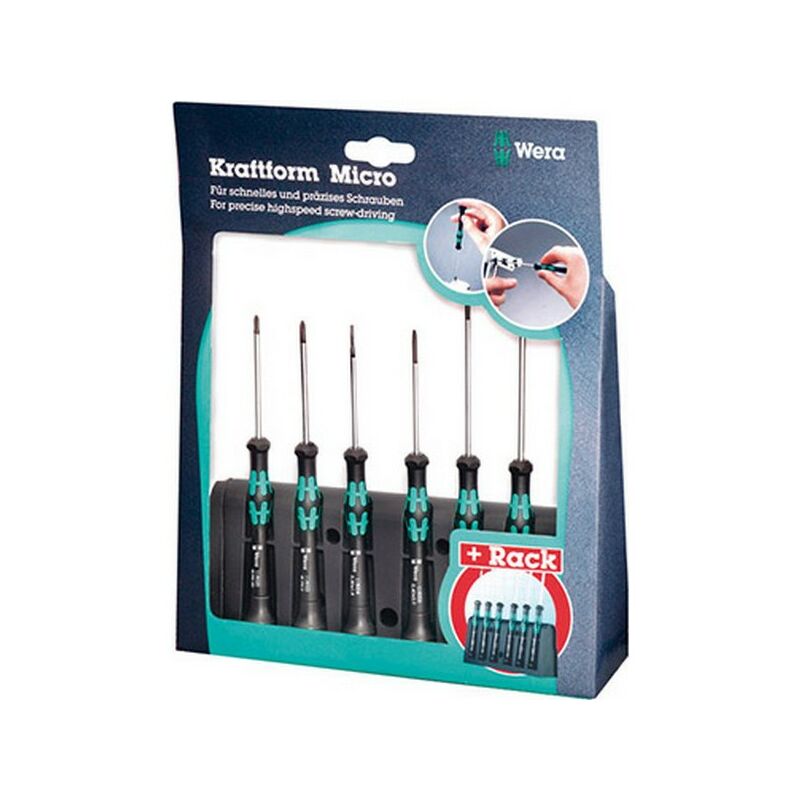2067/6 torx® bo Elettronica e meccanica di precisione Kit cacciaviti 6 parti torx bo - Wera