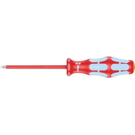 Wera 3160 i VDE Cacciavite a taglio Larghezza della lama: 3 mm Lunghezza della lama: 80 mm