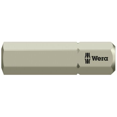 Wera 3840/1 TS 6KT-Bits, Edelstahl, Schlüsselweite (zöllig) 1/4", Länge 25 mm 10 Stk