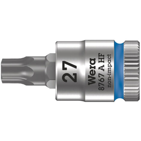 WERA 5003367001 Steckschlüsseleinsatz 8767 A HF TORX® 1/4 Zoll T27 Länge 28 mm