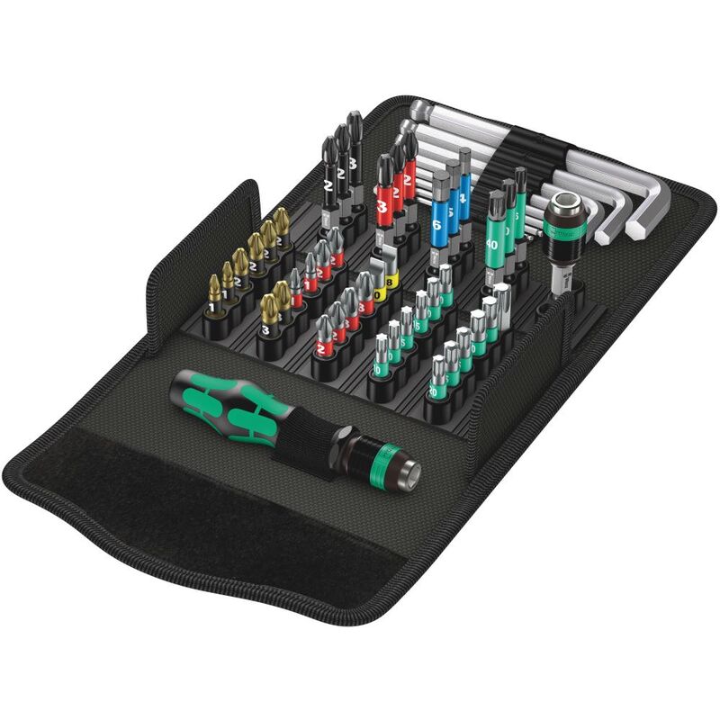 

Juego de puntas Kraftform Kompakt 100 | 52 piezas - Wera
