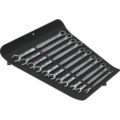 Wera 6003 Joker 11 Set 1 - Jeu De 11 Clés Mixtes Avec Fonction De Prise Et Manche Ergonomique