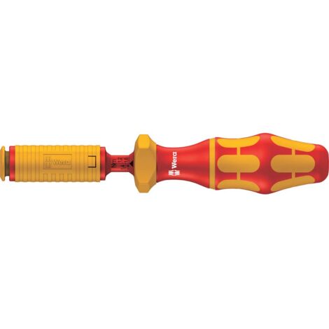 Wera, 7440 VDE Kraftform Porta-inserti dinamometrice regolabile, 9 mm Hex, 0,3-1,2 Nm