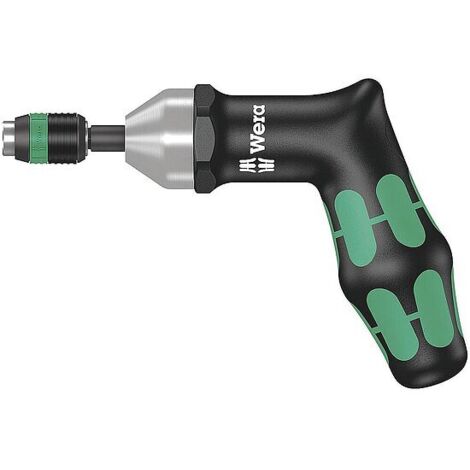 Wera 7463 Kraftform Pistolengriff, voreingestellte, einstellbare Drehmomentschraubendreher mit Rapidaptor Schnellwechselfutter, 1/4 Zoll,4,0 Nm - 05074728001