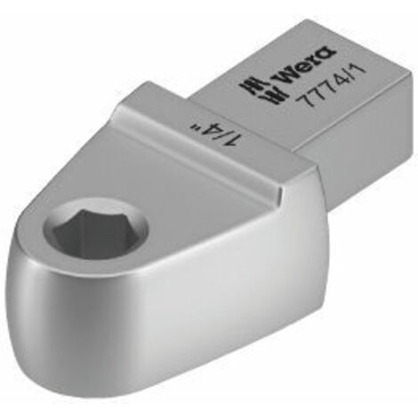 Wera 7774/1 Einsteckwerkzeug Bitadapter 1/4", 9x12 mm 9x12x1/4"x42.0
