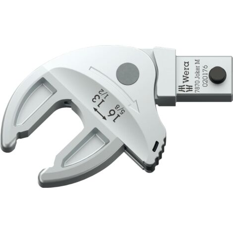Wera 7870 Joker M Einsteck-Maulschlüssel für Schlüsselweite 13-16 mm, 9x12 mm