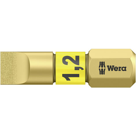 Wera 800/1 BDC Schlitz-Bit 6.5 mm Werkzeugstahl legiert, diamantbeschichtet D 6.3 1 St.